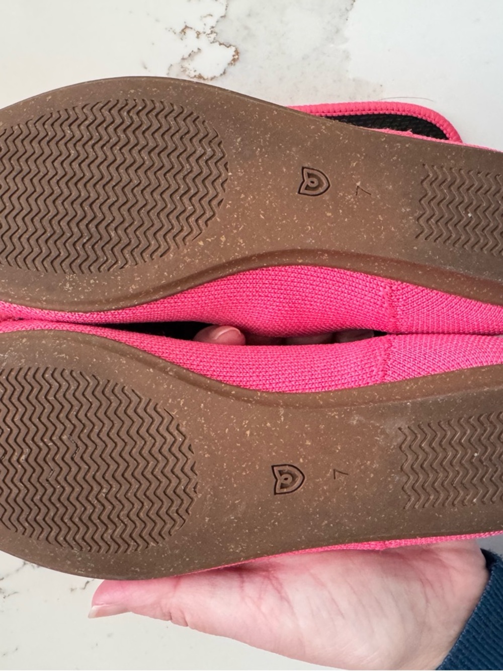 Rothy's The Petal Square Toe Ballet Flat Soirée Pink Size 7 Barbiecore Girlie - Picture 13 of 13